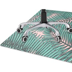 Apsauginis grindų kilimėlis Decormat Egzotiškas lapas, įvairių spalvų kaina ir informacija | Biuro kėdės | pigu.lt