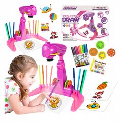 Piešimo projektorius Aig, violetinis цена и информация | Развивающие игрушки | pigu.lt