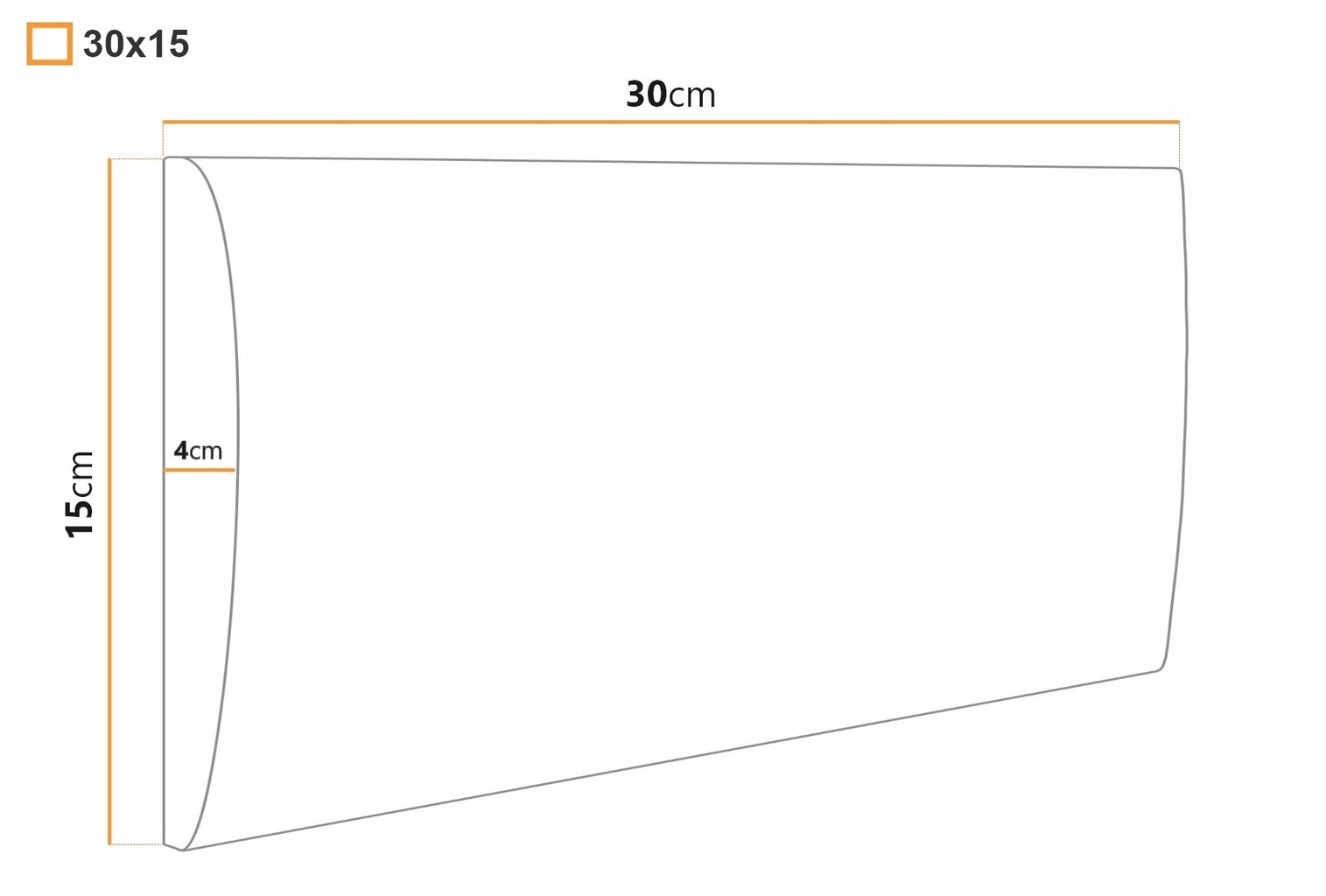 Minkšta sienos plokštė Ravio 2250, 30x15 cm, smėlio spalvos kaina ir informacija | Minkštos sienų plokštės | pigu.lt