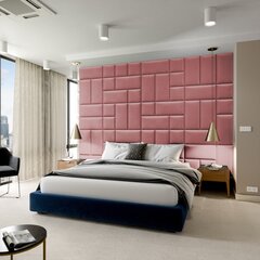 Minkšta sienos plokštė Ravio 2257, 60x40 cm, rožinė kaina ir informacija | Minkštos sienų plokštės | pigu.lt