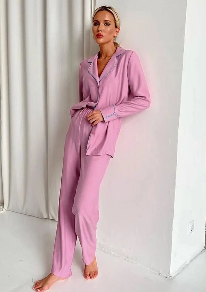 Pižama moterims Pink, rožinė kaina ir informacija | Naktiniai, pižamos moterims | pigu.lt