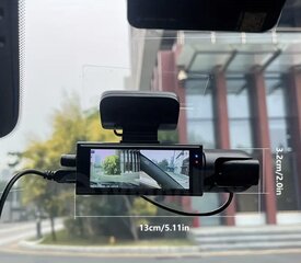 Автомобильная видеокамера Dash D50, 1080P, ночное HD-видение цена и информация | Видеорегистраторы | pigu.lt