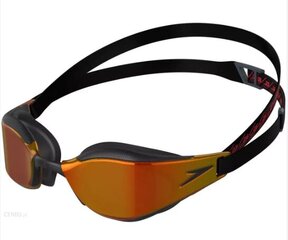 Plaukimo akiniai Speedo Fastskin Hyper Elite Mirror, rudi kaina ir informacija | Plaukimo akiniai | pigu.lt