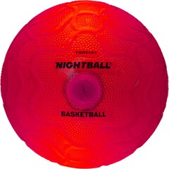Tamsoje šviečiantis krepšinio kamuolys Tangle NightBall, 25 cm, raudonas kaina ir informacija | Žaislai berniukams | pigu.lt