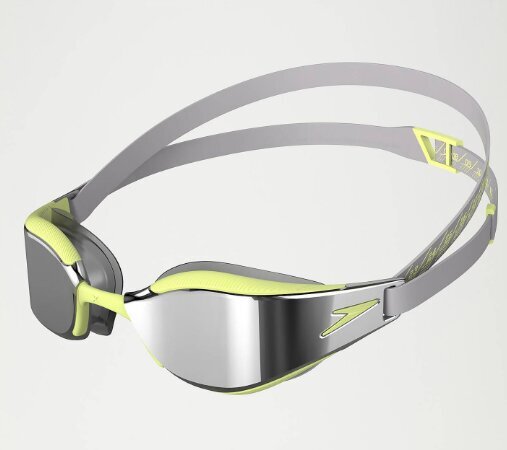 Plaukimo akiniai Speedo Fastskin Hyper Elite Mirror, pilki kaina ir informacija | Plaukimo akiniai | pigu.lt