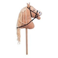 Лошадь на палке, светло-коричневая 40 см цена и информация | Игрушки для мальчиков | pigu.lt