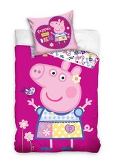 PEPPA PIG Комплект постельного белья 150x210 + 50x70 cm цена и информация | Детское постельное бельё | pigu.lt