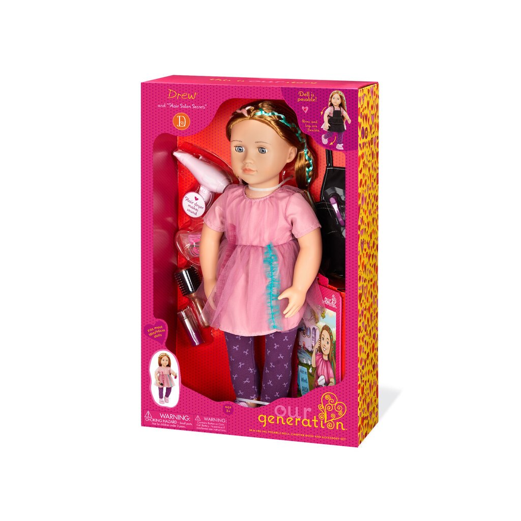 Lėlė Drew Our Generation, 45 cm kaina ir informacija | Žaislai mergaitėms | pigu.lt