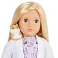 Lėlė veterinarė Noemie Our Generation, su žiurkėnu, 45 cm kaina ir informacija | Žaislai mergaitėms | pigu.lt