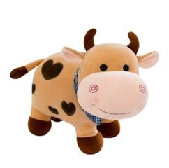 Pliušinė karvė, ruda, 25cm kaina ir informacija | Minkšti (pliušiniai) žaislai | pigu.lt