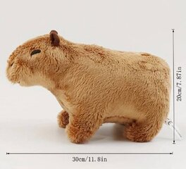 Minkštas žaislas Kapibara, rudas kaina ir informacija | Minkšti (pliušiniai) žaislai | pigu.lt
