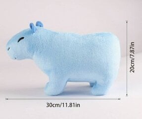 Minkštas žaislas Kapibara, mėlynas kaina ir informacija | Minkšti (pliušiniai) žaislai | pigu.lt