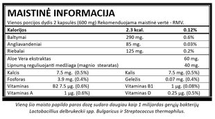 Maisto papildas ProLact Aloe+, 60 kaps. kaina ir informacija | Vitaminai, maisto papildai, preparatai gerai savijautai | pigu.lt