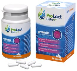 Maisto papildas ProLact Detox+, 60 kaps. цена и информация | Витамины, пищевые добавки, препараты для хорошего самочувствия | pigu.lt