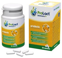 Maisto papildas ProLact Immuno+, 60 kaps. цена и информация | Витамины, пищевые добавки, препараты для хорошего самочувствия | pigu.lt