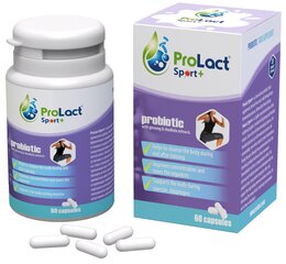 Maisto papildas ProLact Sport+, 60 kaps. kaina ir informacija | Vitaminai, maisto papildai, preparatai gerai savijautai | pigu.lt
