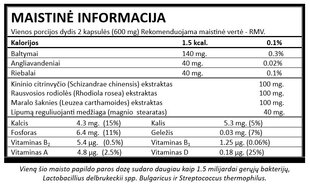 Maisto papildas ProLact Focus+, 60 kaps. цена и информация | Витамины, пищевые добавки, препараты для хорошего самочувствия | pigu.lt