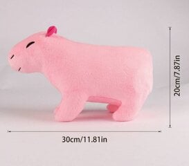 Minkštas žaislas Kapibara, rožinis kaina ir informacija | Minkšti (pliušiniai) žaislai | pigu.lt