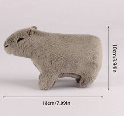 Minkštas žaislas Kapibara, pilkas kaina ir informacija | Minkšti (pliušiniai) žaislai | pigu.lt
