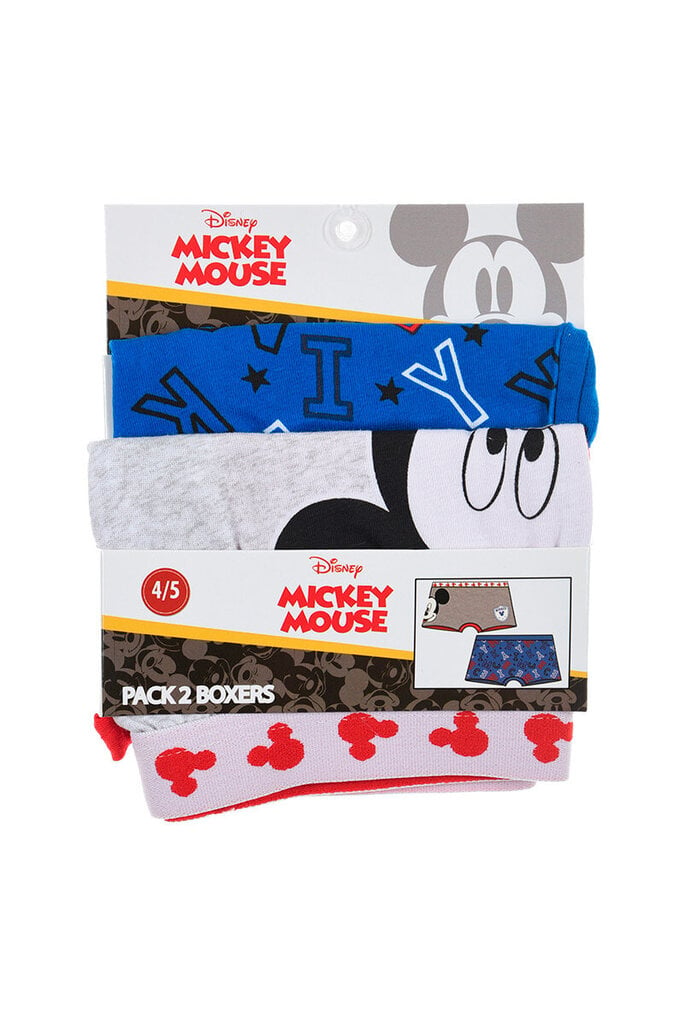 Kelnaitės berniukams Mickey Mouse, įvairių spalvų, 2 vnt. цена и информация | Apatiniai drabužiai berniukams | pigu.lt