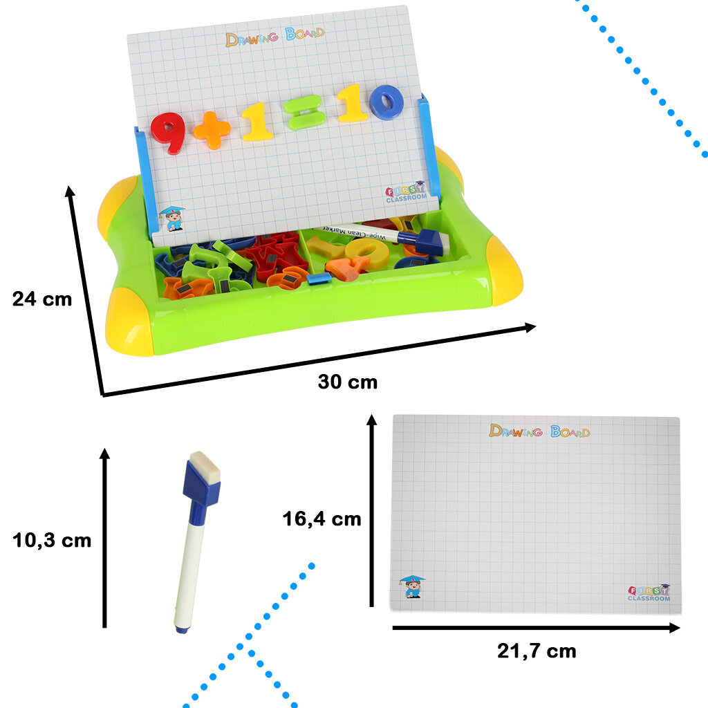 Edukacinė magnetinė lenta First Classroom kaina ir informacija | Lavinamieji žaislai | pigu.lt