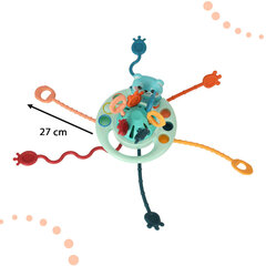 Gryzak sensoryczny przyciski linki Montessori IKONKX4613 цена и информация | Развивающие игрушки | pigu.lt