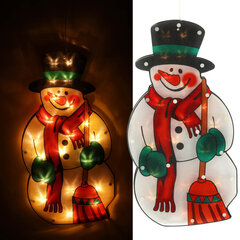 Kalėdų dekoracija LED sniego senelis цена и информация | Рождественские украшения | pigu.lt