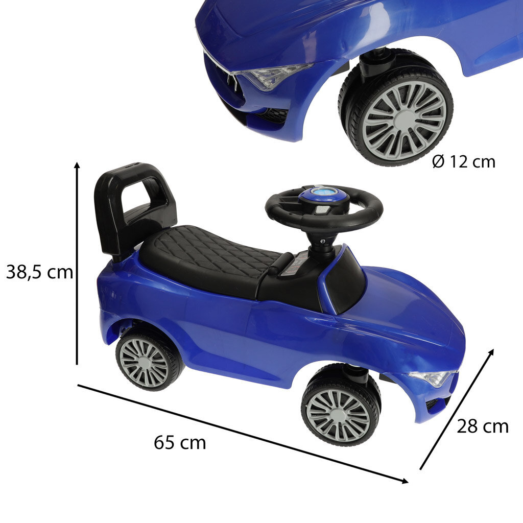 Paspiramas automobilis su garsais ir šviesomis kaina ir informacija | Žaislai kūdikiams | pigu.lt