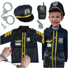 Kostiumas Policininkas kaina ir informacija | Karnavaliniai kostiumai | pigu.lt