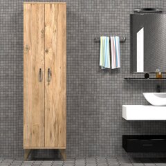 Ванная тумба Asir BDL0102, коричневая цена и информация | Шкафчики для ванной | pigu.lt