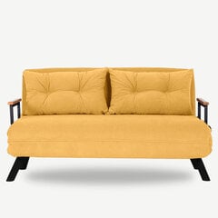 2 vietų sofa-lova Sando 2-Seater - Mustard цена и информация | Диваны | pigu.lt