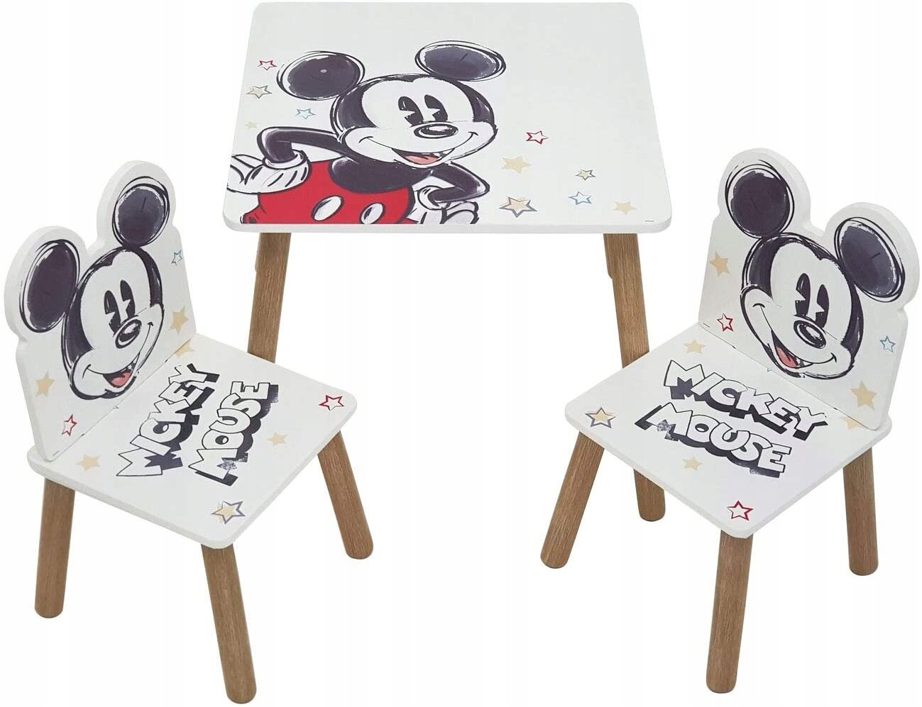 Vaikiškas stalas su kėdėmis Arditex Mickey Mouse, baltas kaina ir informacija | Vaikiškos kėdutės ir staliukai | pigu.lt
