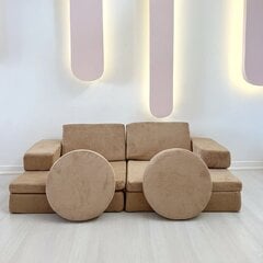 Sofa-lova Atelier Del Sofa Puzzle, ruda kaina ir informacija | Sofos | pigu.lt