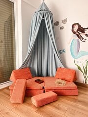 Sofa-lova Atelier Del Sofa Puzzle, oranžinė kaina ir informacija | Sofos | pigu.lt