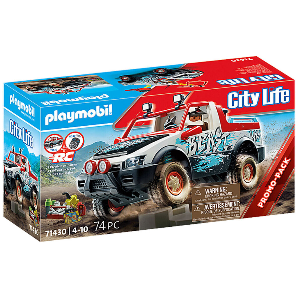 71430 Playmobil City Life Ralio automobilis, 74 d. kaina ir informacija | Konstruktoriai ir kaladėlės | pigu.lt