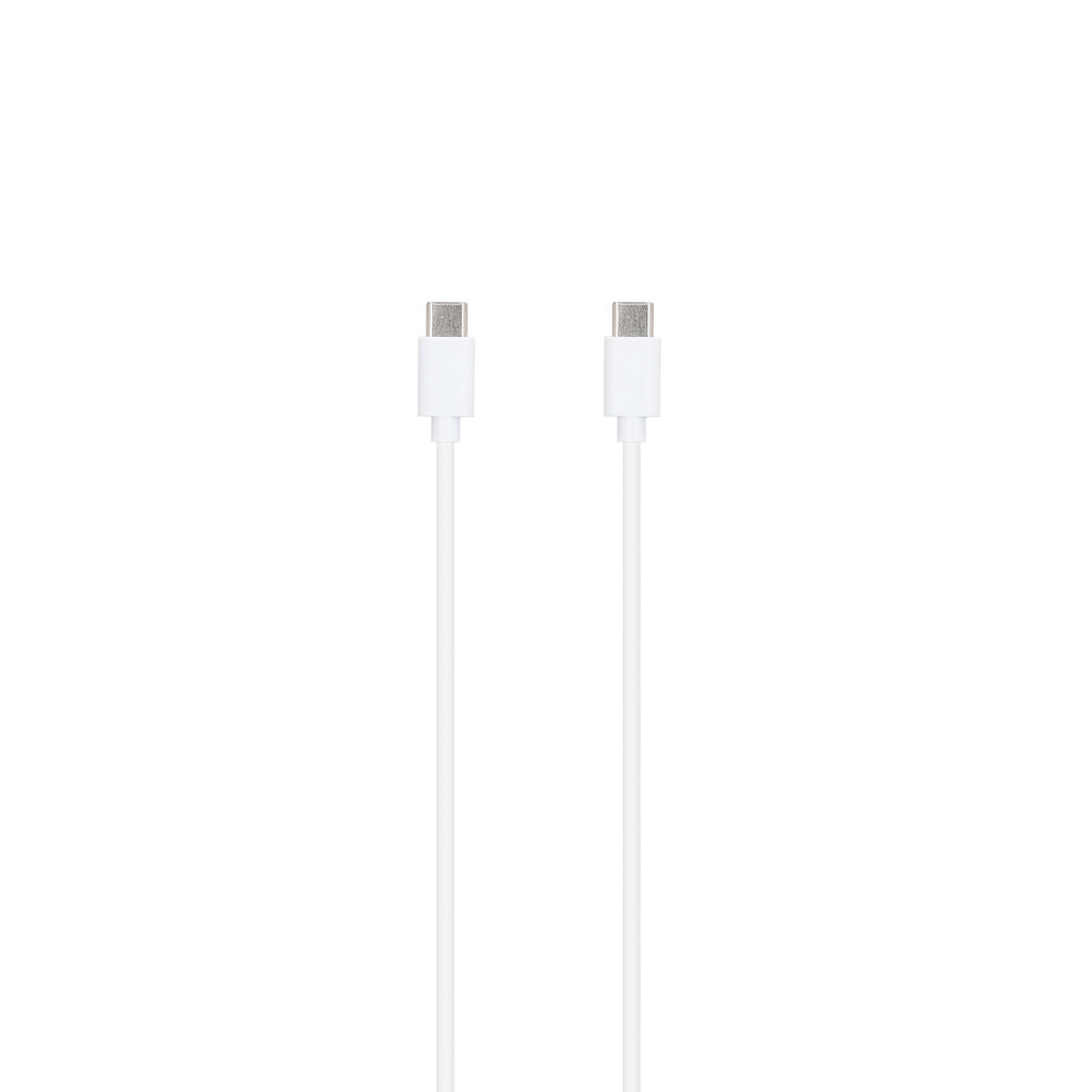 SEEK TOTI Type-C to Type-C, 1m PVC Data Cable 3A, White цена и информация | Laidai telefonams | pigu.lt