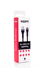 Seek Toti USB A to Lightning цена и информация | Кабели для телефонов | pigu.lt