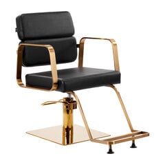 парикмахерское кресло gabbiano porto-bm, черное цена и информация | Мебель для салонов красоты | pigu.lt