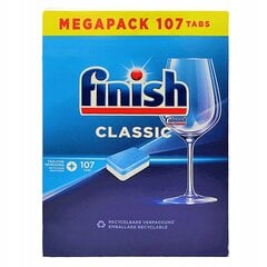 FINISH Powerball Classic Trauku mazgajamas masinas tabletes (107 tabs) 4251758400536 цена и информация | Средства для мытья посуды | pigu.lt