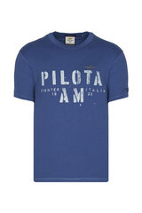 Футболка мужская Aeronautica Militare, синяя цена и информация | Мужские футболки | pigu.lt