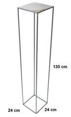 Gėlių stovas, pilkas, 130 cm kaina ir informacija | Gėlių stovai, vazonų laikikliai | pigu.lt