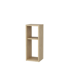 Naktinis staliukas Asir, 23,2x22x59,6 cm, rudas kaina ir informacija | Spintelės prie lovos | pigu.lt