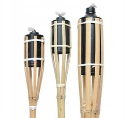 Bambuko degiklis Dixiestore 60 cm, 3 vnt. kaina ir informacija | Kitas turistinis inventorius | pigu.lt