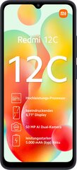 Prekė su pažeidimu. Xiaomi Redmi 12C 3/64GB MZB0DKXEU Graphite Gray kaina ir informacija | Prekės su pažeidimu | pigu.lt