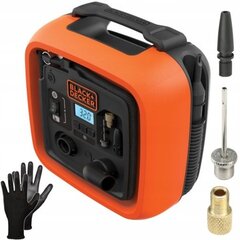 Black+Decker ASI400-XJ automobilinis kompresorius 12 V 11 bar kaina ir informacija | Kompresoriai | pigu.lt