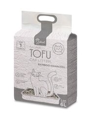 Sušokantis kraikas katėms su anglimi Tofu, 6 L kaina ir informacija | Kraikas katėms | pigu.lt