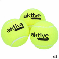 Lauko teniso kamuoliukai Aktive, 3 vnt, žali цена и информация | Товары для большого тенниса | pigu.lt