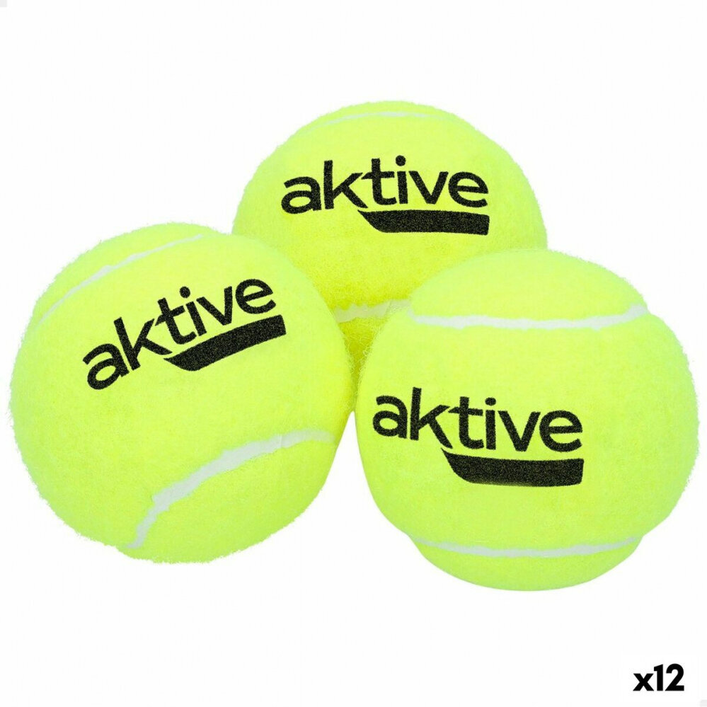 Lauko teniso kamuoliukai Aktive, 3 vnt, žali цена и информация | Lauko teniso prekės | pigu.lt