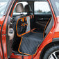Automobilinis kilimėlis su saugos diržu šunims Ragi, 35x134 cm, juodas/oranžinis цена и информация | Kelioniniai reikmenys | pigu.lt