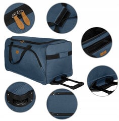 Kelioninis krepšys su ratukais B70, mėlynas kaina ir informacija | Lagaminai, kelioniniai krepšiai | pigu.lt